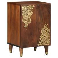 Badkamerkast Honingbruin 38 x 33 x 58 cm Massief mangohout