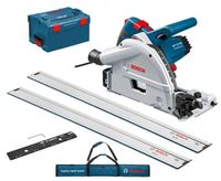 Bosch Blauw GKT 55 GCE invalzaag | 2x geleiderails | in L-Boxx - 0615990EA8