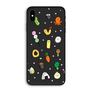 Happy bento friends: iPhone XS Max Biologisch afbreekbaar hoesje