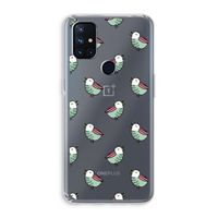 Vogeltjes: OnePlus Nord N10 5G Transparant Hoesje Vogeltjes: OnePlus Nord N10 5G Transparant Hoesje