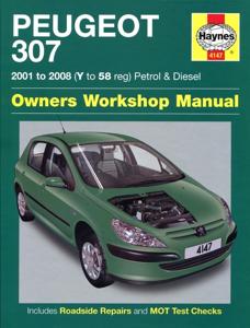 Haynes Werkplaatshandboek Peugeot 307 benzine & diesel (2001 - 2008) 4147