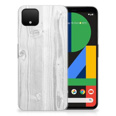 Google Pixel 4 XL | Bumper Hoesje | White Wood