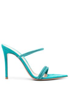 Gianvito Rossi mules Cannes 105 mm - Bleu