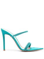 Gianvito Rossi mules Cannes 105 mm - Bleu - thumbnail