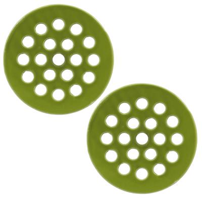 Bloemenschikker voor in vaas - 2x - bloemverdeler - Dia 10 cm - groen - vaas raster - dolomiet Bloemenschikker voor in vaas - 2x - bloemverdeler - Dia 10 cm - groen - vaas raster - dolomiet