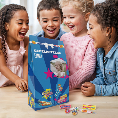 Fruit-tella snoepmix met 44 minis personaliseren