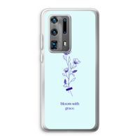 Bloom with grace: Huawei P40 Pro Plus Transparant Hoesje
