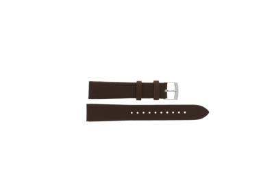Horlogeband Armani AR1675 Leder Bruin 18mm