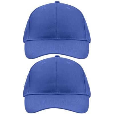 2x stuks myrtle beach baseball cap - 6-panel - voor volwassenen 2x stuks myrtle beach baseball cap - 6-panel - voor volwassenen