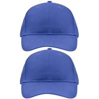 2x stuks myrtle beach baseball cap - 6-panel - voor volwassenen