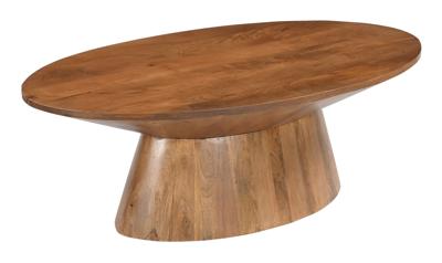 Artistiq Ovale Salontafel 'Elicia' Mangohout, 130 x 68cm