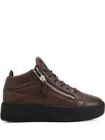 Giuseppe Zanotti baskets Kriss à plateforme - Marron