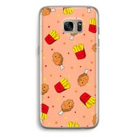 Chicken 'n Fries: Samsung Galaxy S7 Edge Transparant Hoesje