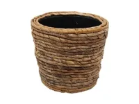 Drypot abaca d30h25cm bruin