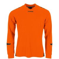 Hummel 111006K Fyn Long Sleeve Shirt Kids - Orange-Black - 140 - thumbnail