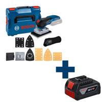 Bosch Professional GSS 18V-13 Accu Vlakschuurmachine 18V Basic Body + Accessoires in L-BOXX - 06019L0101