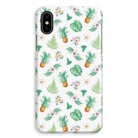 Ananas bladeren: iPhone XS Max Volledig Geprint Hoesje