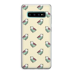 Vogeltjes: Samsung Galaxy S10 Plus Transparant Hoesje