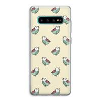 Vogeltjes: Samsung Galaxy S10 Plus Transparant Hoesje - thumbnail