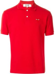 Comme Des Garçons Play polo à applique de cœur - Rouge