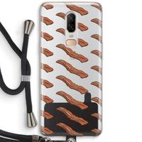Bacon to my eggs #2: OnePlus 6 Transparant Hoesje met koord