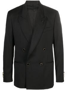 Lardini blazer en laine à boutonnière croisée - Noir