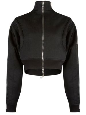 RTA veste Dulce crop à fermeture zippée - Noir