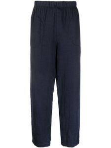 Barena pantalon droit à taille élastiquée - Bleu