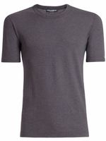 Dolce & Gabbana t-shirt à patch logo - Gris