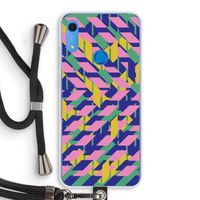 Skew Blush 1: Huawei Y6s Transparant Hoesje met koord