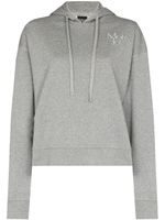 More Joy hoodie crop à logo brodé - Gris