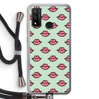 Lipjes: Huawei P Smart (2020) Transparant Hoesje met koord