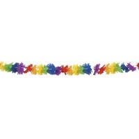 Boland Hawaii bloemen party slingers - Set van 2x stuks - 3 meter - Tropische feestartikelen/versier