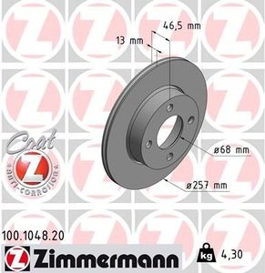 Remschijf Coat Z 100104820