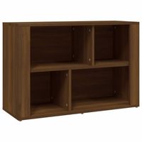 vidaXL Dressoir 80x30x54 cm bewerkt hout bruin eikenkleur - thumbnail