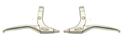 Saccon remhendel set, aluminium. zilver.