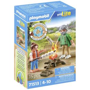 Playmobil My Life 71513 Kampvuur met marshmallows