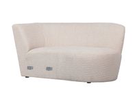 WOOOD Exclusive Bank Coco Chaise Longue Element Rechts, Bouclé - Creme