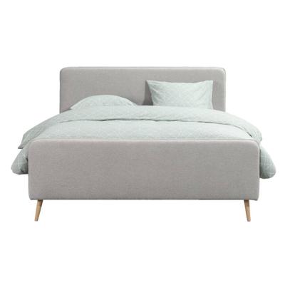 Leen Bakker - Bed Suze - Licht - 180x200 Cm - Teddy - Grijs