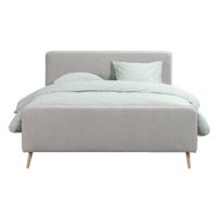 Leen Bakker - Bed Suze - Licht - 180x200 Cm - Teddy - Grijs