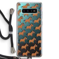 Pony: Samsung Galaxy S10 Plus Transparant Hoesje met koord