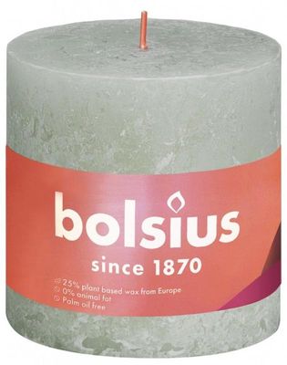 Bolsius Stompkaars shine 100/100 foggy green (1 st)