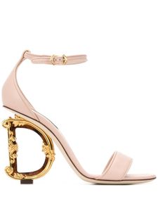 Dolce & Gabbana sandales à talon sculpté - Rose