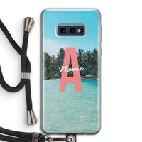 Pacific Dream: Samsung Galaxy S10e Transparant Hoesje met koord