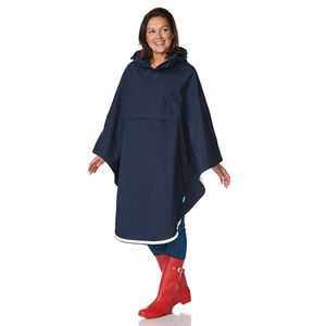 Rain cape dark navy