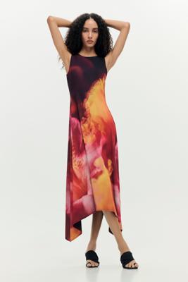 Asymmetrische mouwloze jurk - BLACK - XL Asymmetrische mouwloze jurk - BLACK - XL