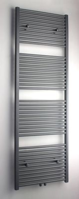 Beaux Rennes handdoekradiator 844W 50x180cm mat grijs metallic