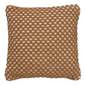 Dutch Decor Denley sierkussen 45x45 cm - Tobacco Brown