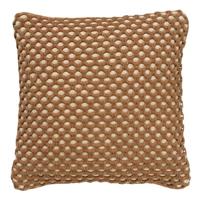 Dutch Decor Denley sierkussen 45x45 cm - Tobacco Brown