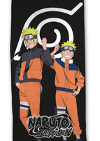 Zwarte Naruto strandlaken 70 x 140 cm
